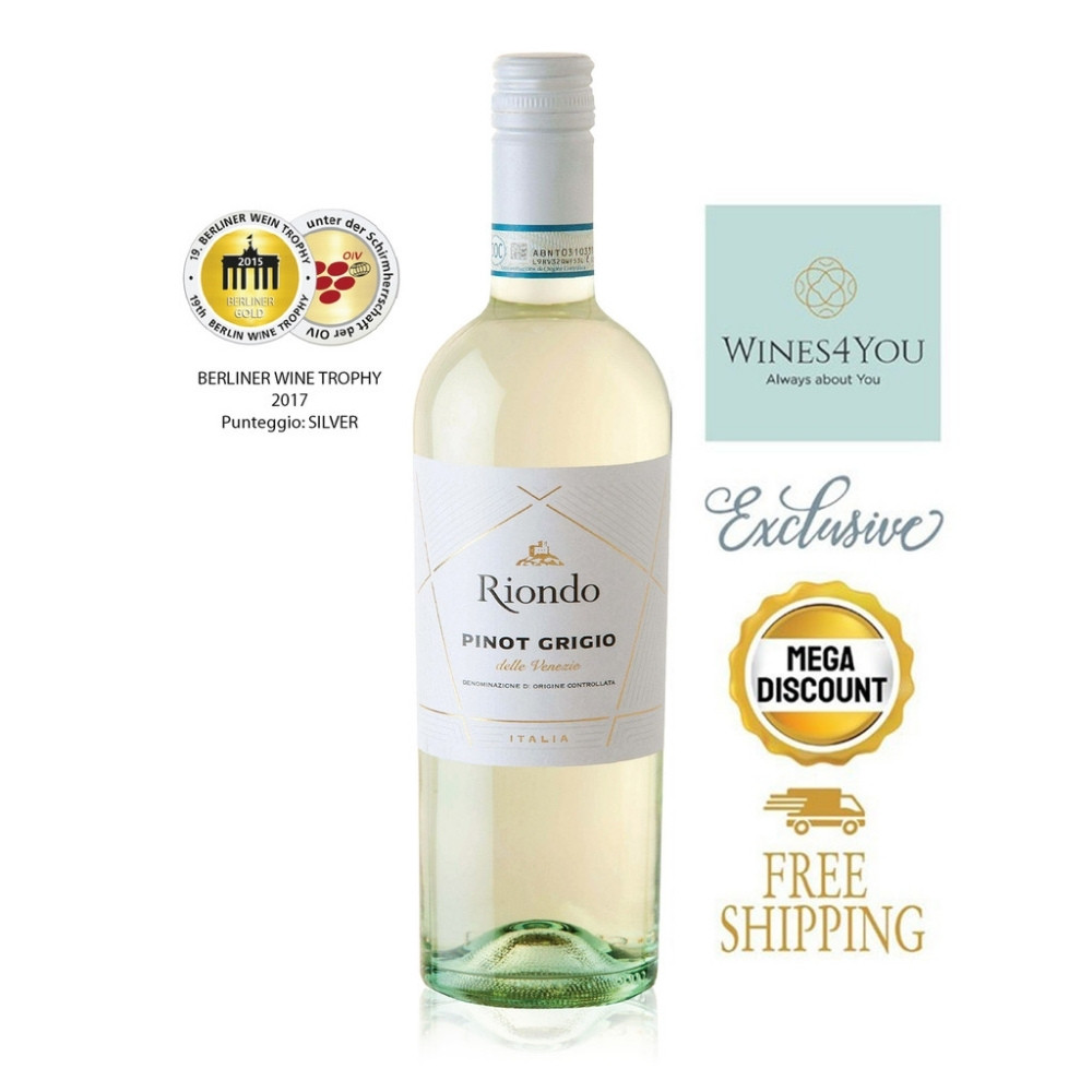 Riondo Pinot Grigio DOC Italy White Wine 2023